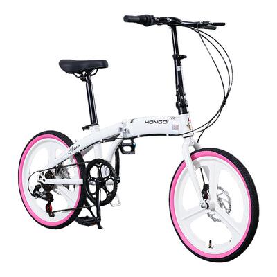 红旗折叠自行车20寸超轻轻便单车
