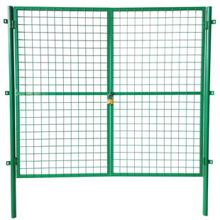 加厚铁丝网门护栏门户外隔离菜园门养殖围栏门防护栏门果园栅栏门