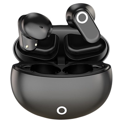 2025新款蓝牙耳机入耳式无线通话降噪隔音指纹触摸短柄小巧便携式