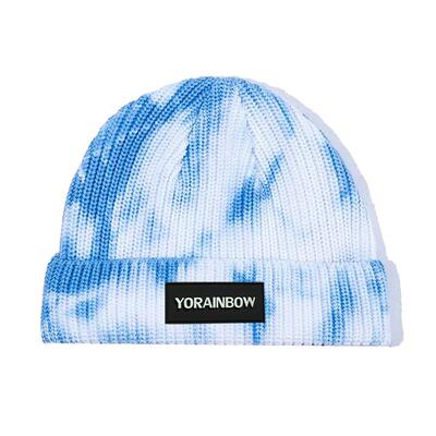 YORAINBOW毛线帽渐变街头风