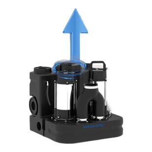 科罗菲污水提升泵别墅地下室家用厨房卫生间马桶一体化污水提升器