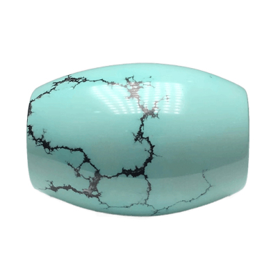 湖北天然原矿绿松石饰品配珠桶