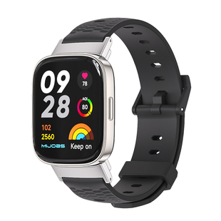适用红米watch6/5/4/3表带Redmi Watch3青春版手表带手环腕带金属卡扣硅胶表链配件小米编织智能运动男女生
