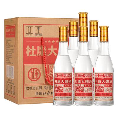 杜康大曲酒500mL*6瓶整箱装