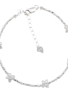 吴越老银铺明蝶时尚银手链