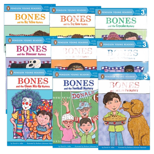 英文原版 Penguin Young Readers  Level 3 Bones 企鹅青少分级阅读3级 博恩斯系列9册 英文版 进口英语原版书籍