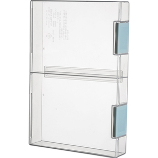 日本进口6寸明信片收纳盒动漫周边明星小卡展示盒A5海报盒子透明