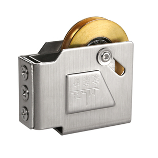 老式90型铝合金门窗滑轮加大推拉窗户滚轮移门轮子不锈钢轴承配件