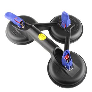 吸力王强力玻璃吸盘加厚铝合金气泵真空固定三爪重型瓷砖吸提鱼缸