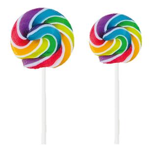 CANDYDOMO手工创意高颜值圆形波板棒棒糖果生日送女友高级礼物