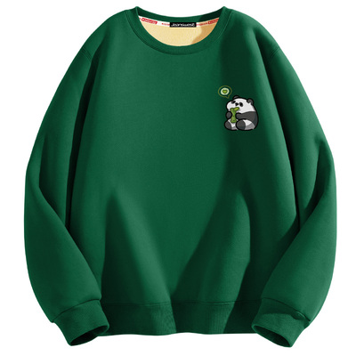 真维斯青少年加绒卫衣加厚秋冬款