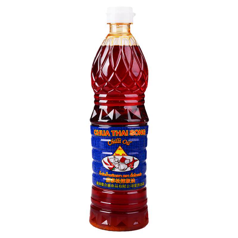 泰国原装蔡泰松香椒油720ml进口辣椒油凉拌菜泰式冬阴功汤油调料