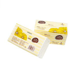 满城香典雅纸巾大号无香5层8包装家用生活纸餐巾纸面巾纸