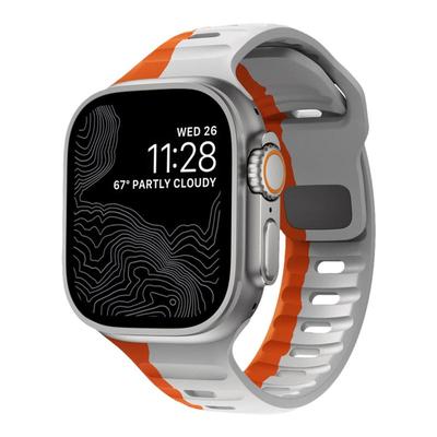 适用applewatch10表带iwatch9苹果S9手表s8硅胶运动s7非氟橡胶se智能45/49mm男士高级s6女款watchs非原装腕带