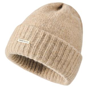 显脸小帽子女秋冬季高级感保暖大头围加绒护耳洋气时髦毛线帽冷帽