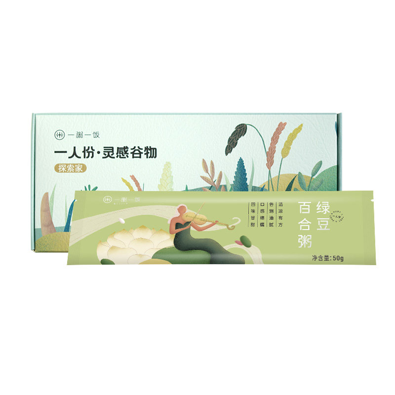 一饭绿豆百合粥50g五谷杂粮八宝