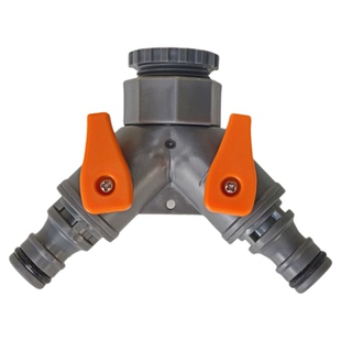 大流量1寸6分4分三通带开关阀门Y型分水器水龙头转接头软水管快接