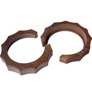 格米莱3006/3145咖啡机冲煮头防烫圈实木胡桃木蒸汽拉杆改装配件