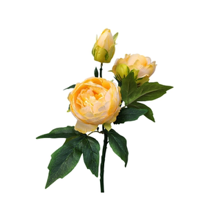 单支牡丹仿真假花绢花花束婚庆家居客厅室内桌面茶几装饰插花摆件