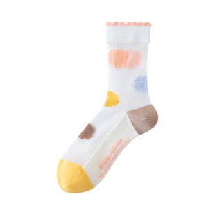 玻璃丝袜子女夏季薄款无骨ins潮网红款凉鞋个性丝袜中长筒水晶袜