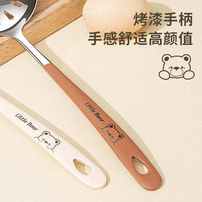 304不锈钢汤勺大号盛汤长柄食品级火锅漏勺火锅勺子家用高档精致