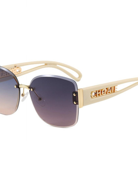 无框变色太阳镜防紫外线