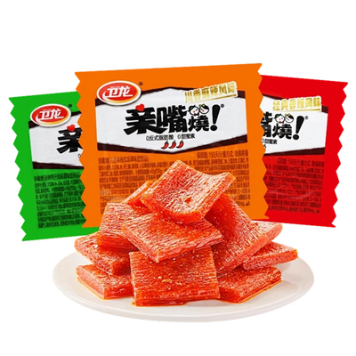卫龙亲嘴烧辣条小吃零食
