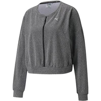 Puma/彪马官方正品STARDUST KNIT女士轻量长袖运动卫衣521370-01