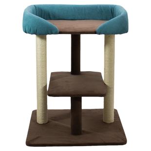 大床！猫窝猫爬架一体布偶缅因猫沙发猫床网红四季猫窝剑麻柱