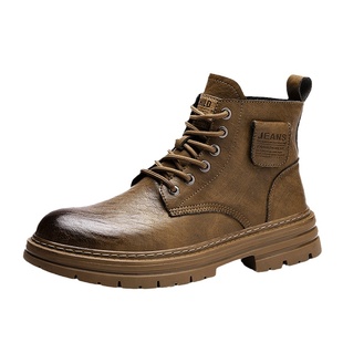 冬鞋大码男鞋子46男士马丁靴47加宽皮鞋加大加绒棉鞋48休闲皮靴子