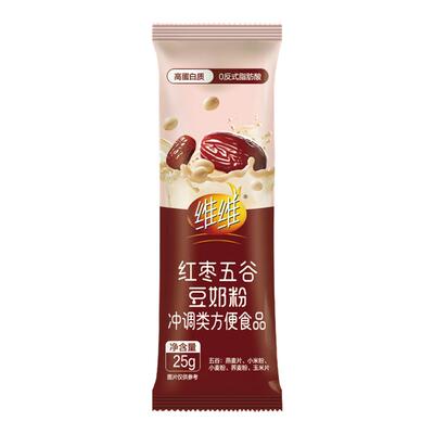 维维豆奶粉25g条装便携营养早餐冲饮红枣五谷实家庭装组合旗舰店