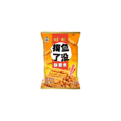 旺旺新品“摸鱼”了没酥脆条咸辣味45g浪味仙薯条薯片零食小吃