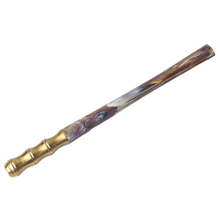 纯黄铜合旺烟嘴过滤器换芯型粗中细三用长款循环滤芯型过滤烟嘴