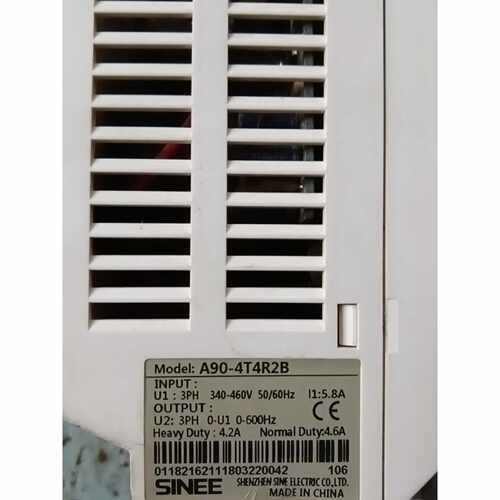 询价SINEE信能变频器A90-4T4R2B，1.5KW，三相3