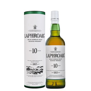进口洋酒 Laphroaig拉弗格10年单一麦芽纯麦威士忌拉佛格精选烟熏