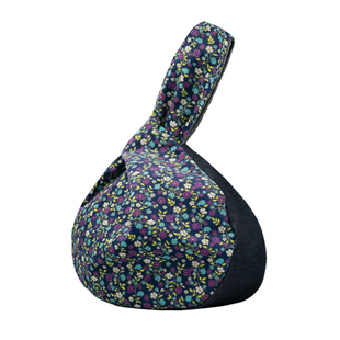 新款日式套结手腕袋3D丹宁牛仔手机便当手拎收纳包大容量多巴胺