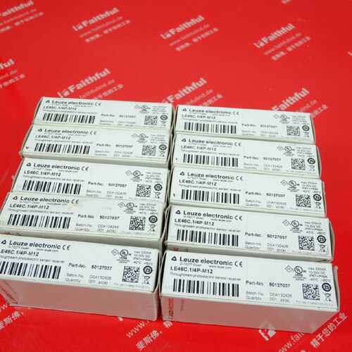 议价Leuze 50127037 劳易测全新光电传感器 LE46C.1/4P-M12