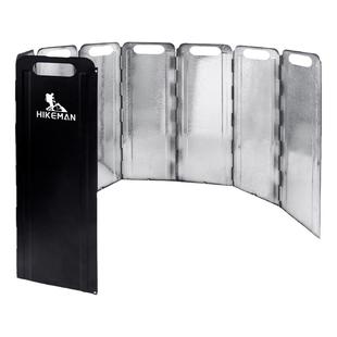 户外炉具挡风板野炊露营卡式炉加高大号防风罩便携折叠屏风式围挡