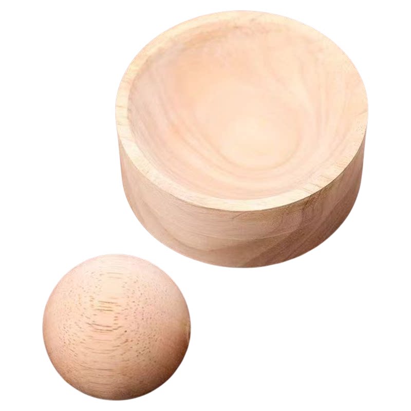 木制圆形饺子皮压皮器