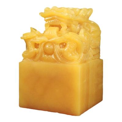 醉芒黄玉玺桌面摆件中式风格客厅