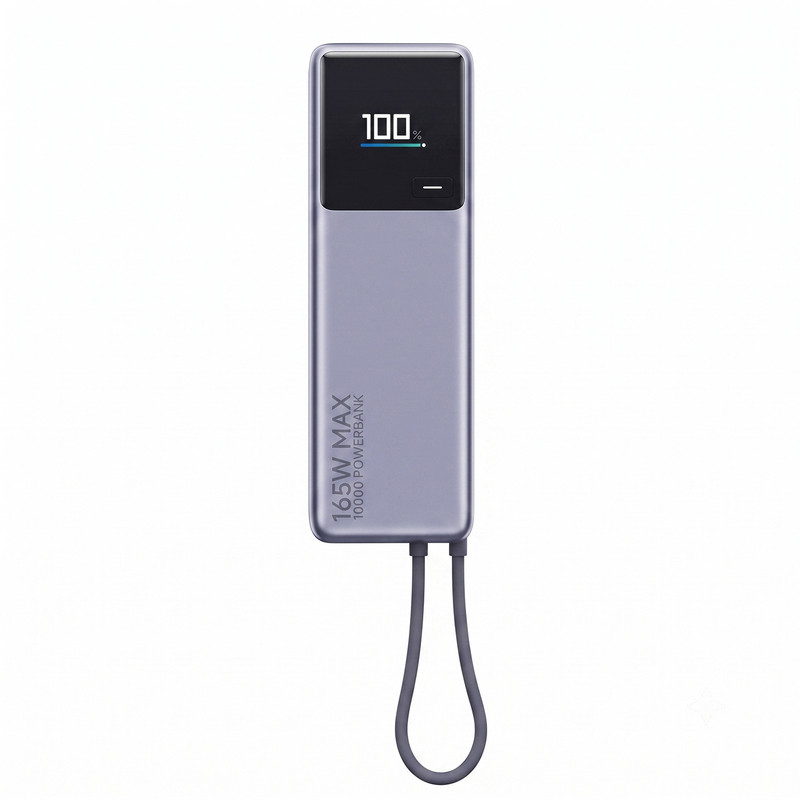 Xiaomi小米自带线充电宝10000mAh 165W Type C Cable Power Bank
