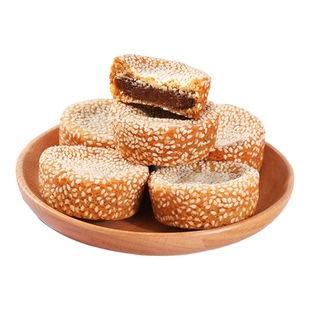 老北京馅饼枣泥麻饼红枣软饼芝麻糕麻饼枣早餐夹心糕点独立小包装