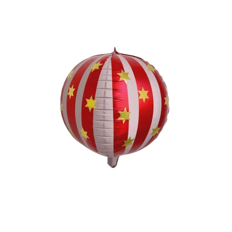 可爱卡通马戏团动物铝膜气球儿童生日派对场景装饰布置拍照道具