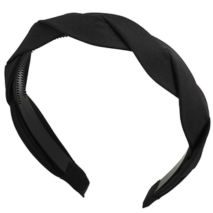 高颅顶发卡发箍女2025新款高端黑色发夹带齿防滑头箍女士宽边头饰