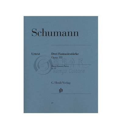 舒曼三首幻想小品钢琴独奏