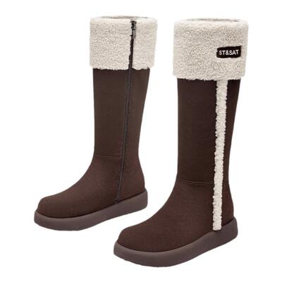 星期六时尚复古百搭保暖长靴2