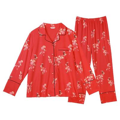仕乐纯棉简约印花家居服套装