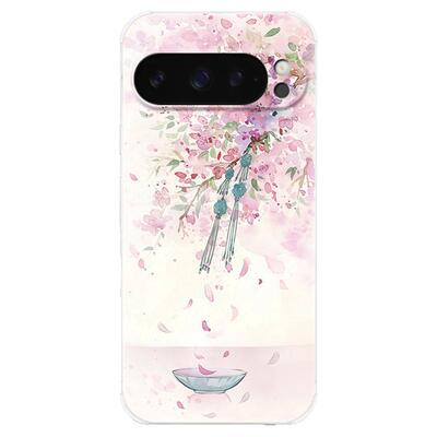 日系樱花适用谷歌Pixel10手机壳9pro/8/7/6A文艺XL唯美小清新女款气囊防摔软