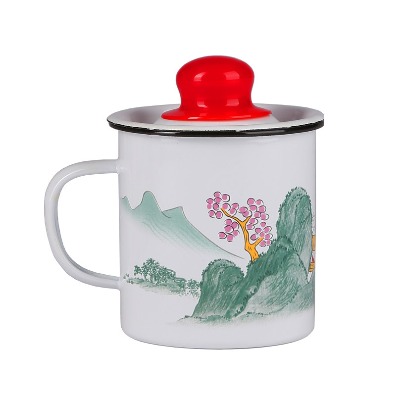 是搪瓷杯鲁红搪瓷加厚老式大众