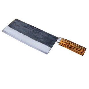 捞刀河手工锻打锰钢切片刀菜刀家用切菜刀斩切刀厨师专用锋利桑刀